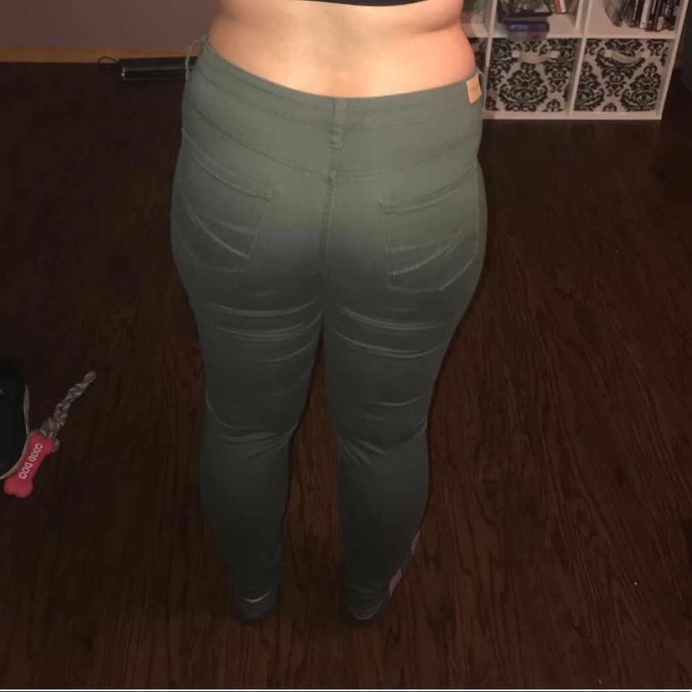 Army Green American Eagle jeans size 12